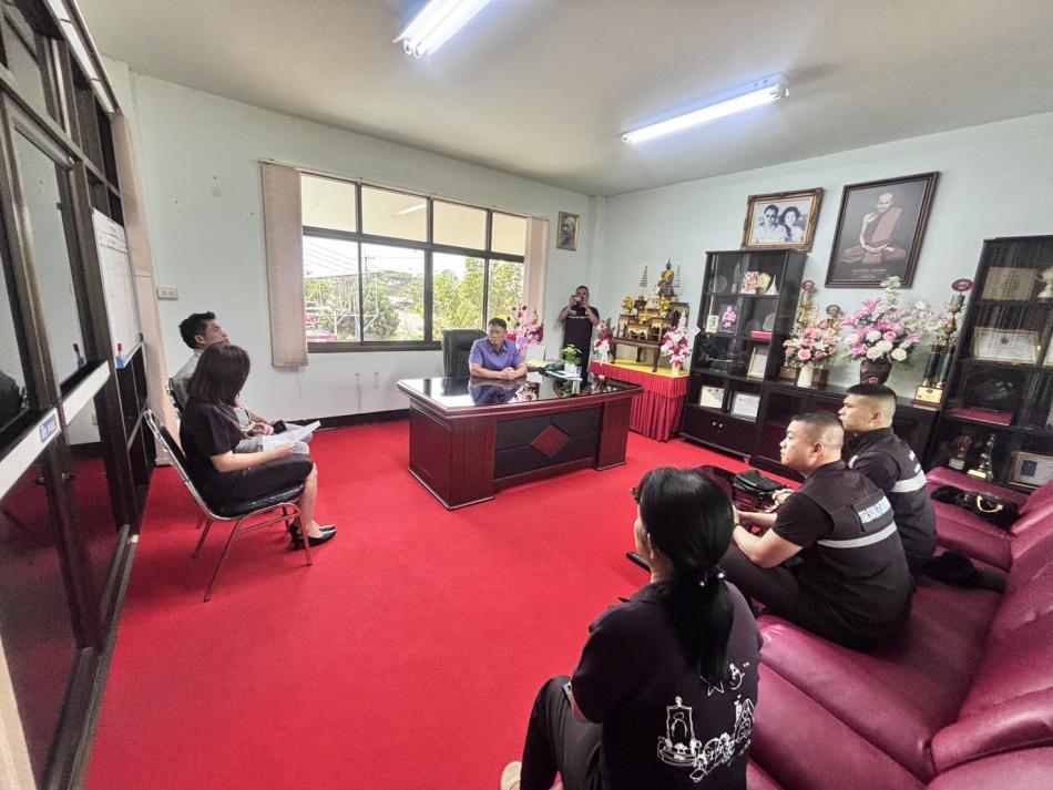 เทศบาลตำบลงิ้วด่อน รับการตรวจติดตามแผนปฏิบัติการฯ ระดับอำเภอ (Tabletop Exercise) ภายใต้โครงการกำกับ ติดตาม และประเมินผล โดย กอ.รมน.