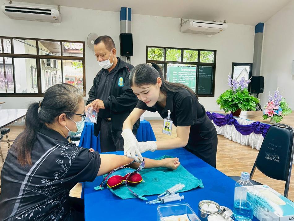เทศบาลตำบลงิ้วด่อนจัดโครงการตรวจสุขภาพประจำ​ปี​ 2569 ให้แก่พนักงานเทศบาลพนักงานจ้าง​ 