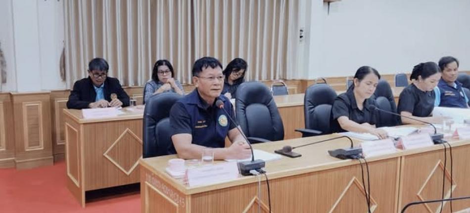 กองทุนหลักประกันสุขภาพเทศบาลตำบลงิ้วด่อน จัดประชุมรายงานสถานะการเงิน รายงานผลการปฎิบัติงาน​ ประจำไตรมาสที่ 2 ณ ห้องประชุมเทศบาลตำบลงิ้วด่อน
